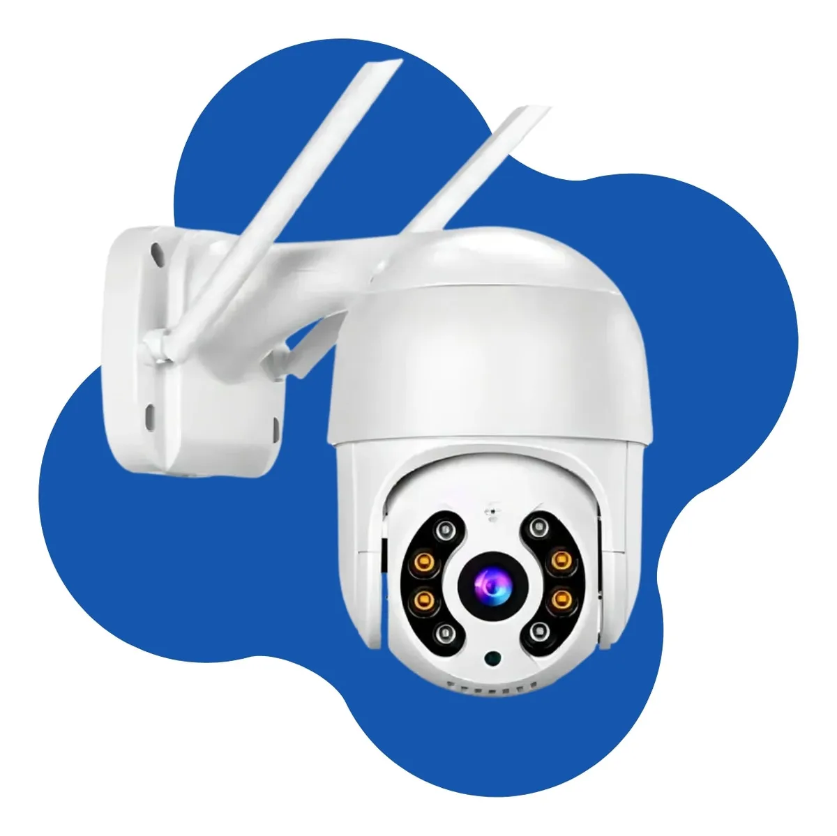 Câmera Ip Externa 100% Prova Dágua Wifi Yousee Full Hd 1080p Branco