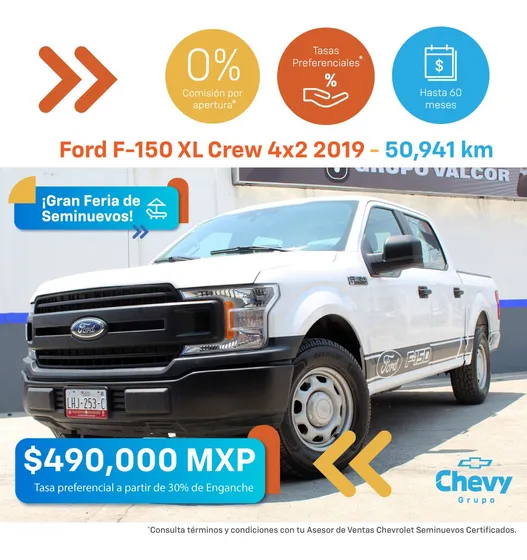 Ford F-150 3.5 V6 Xl Crew Cab 4x2 At