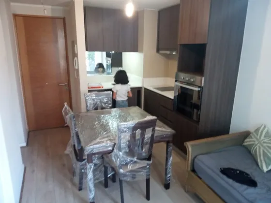 ¡depto. Amoblado Ñuñoa De 1 Dorm + Estac., Barrio Italia!