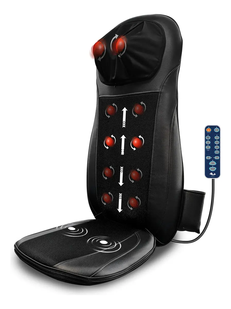 Assento Massageador Neck & Back Shiatsu Seat Plus - Loja do Motorista