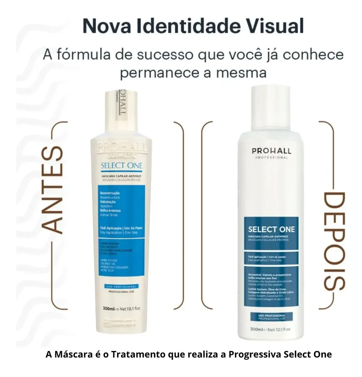 Escova Progressiva Orgânica Sem Formol Select One Prohall 1l — foto 3