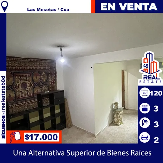 Townhouse En Venta  Urb. Las Mesetas / Cúa