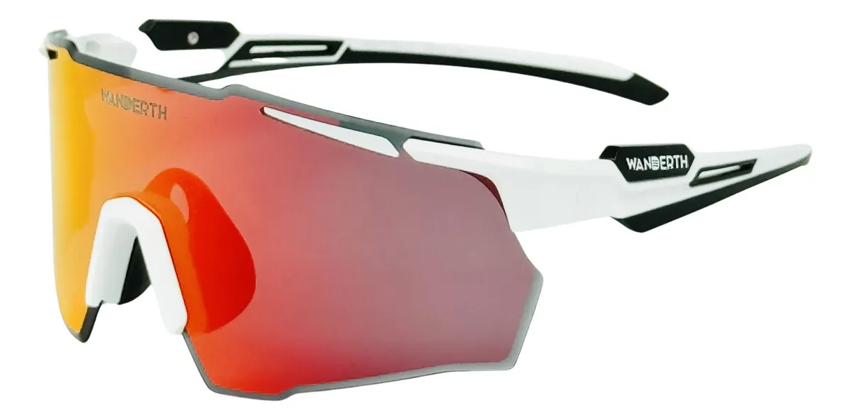 Wanderth Lentes Ultron New  Mirror Rojo Blanco/negro