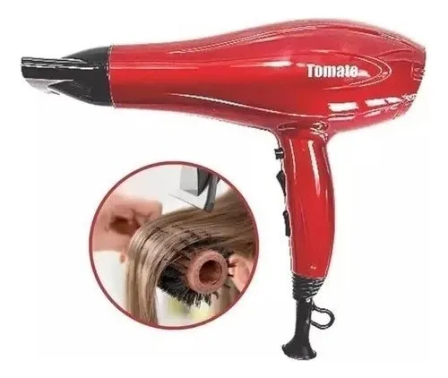 Secador De Cabelo Profissional 1900w 3 Temperaturas Tomate Cor Vermelho