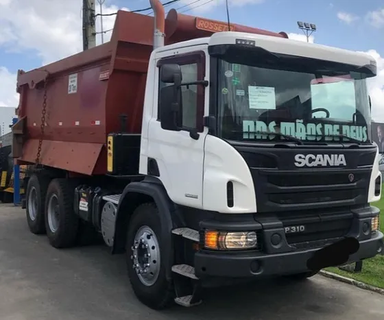 Scania P310 Ano 2015 Com Caçamba Rosseti Ano 2017