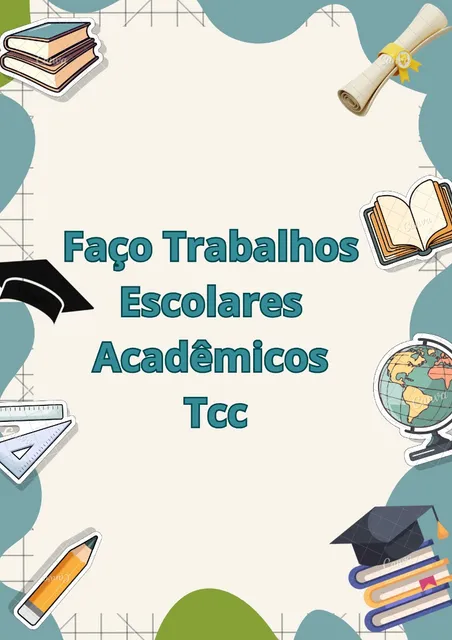 Faço Trabalhos Escolares E Acadêmicos