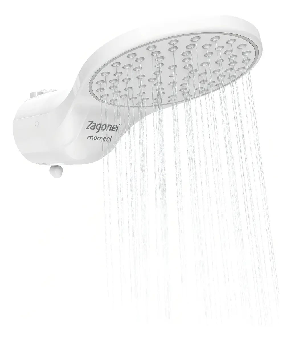 Ducha Moment 4 Temperaturas 6800w Branco Econômico De Parede