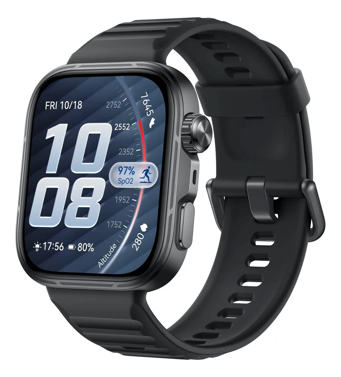 Smartwatch Huawei Watch Fit 5 Pro Fluoroelastomero Negro Fluoroelastómero Titanio
