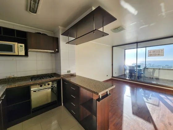 Arriendo Departamento, Año Corrido, Concón. 1d.1b.1e.1b.