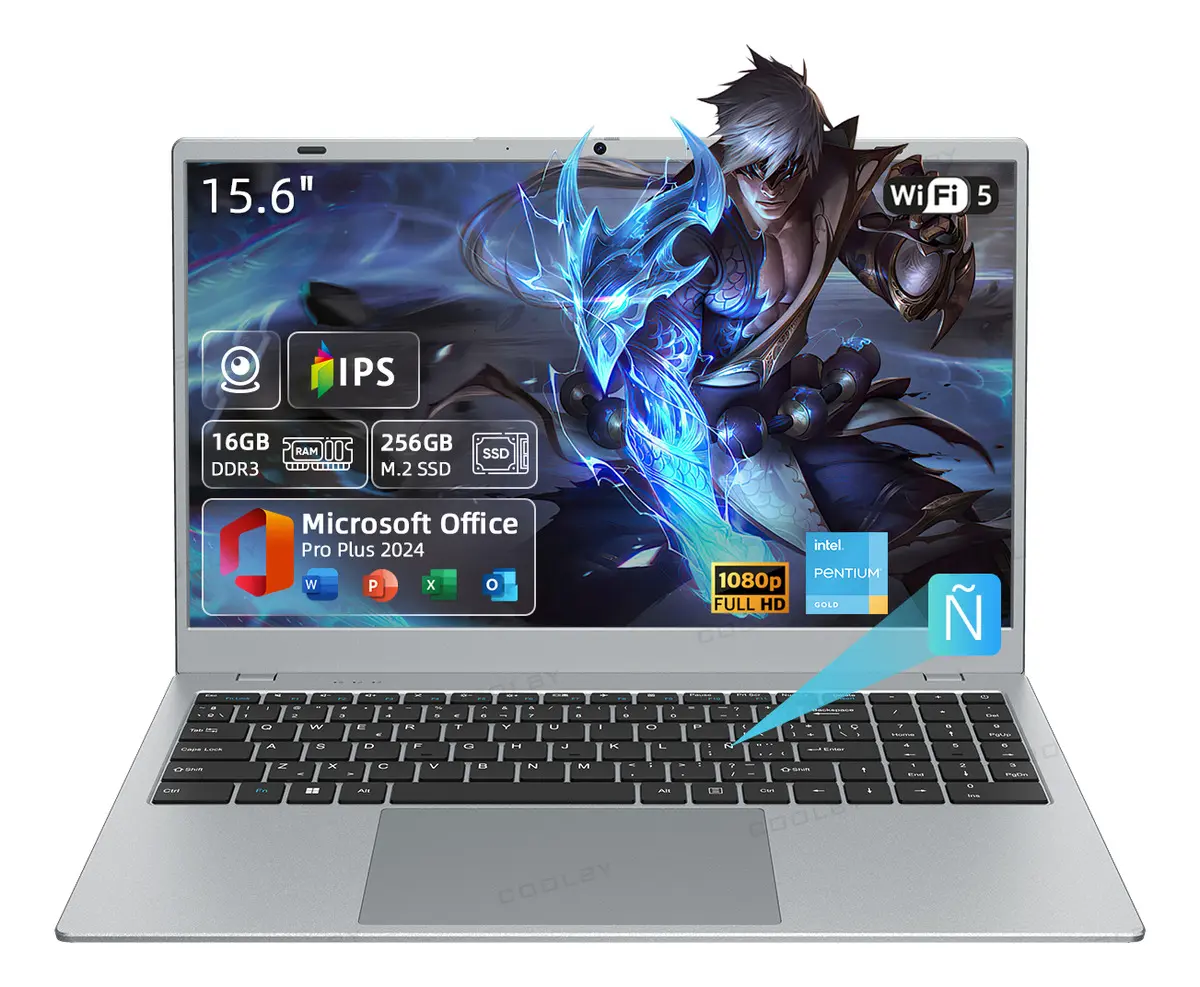 Laptop Intel Pentium Gold 6500Y 16GB Ram 256GB Ssd 15.6inch 1920X1080px Computadoras Notebook