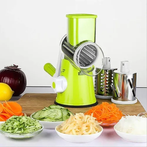 Cortador Triturador Picador Moledor Manual Verduras Y Frutas Color Verde