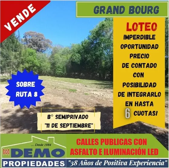 Lotes Financiados  En Grand Bourg 