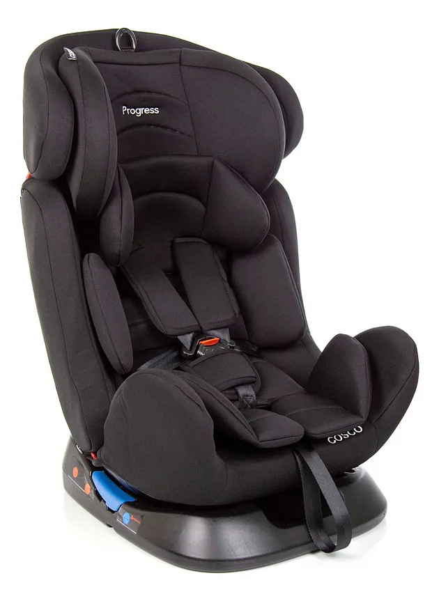 Cadeirinha Cosco Kids, Progress, 0 a 36kg, Preto