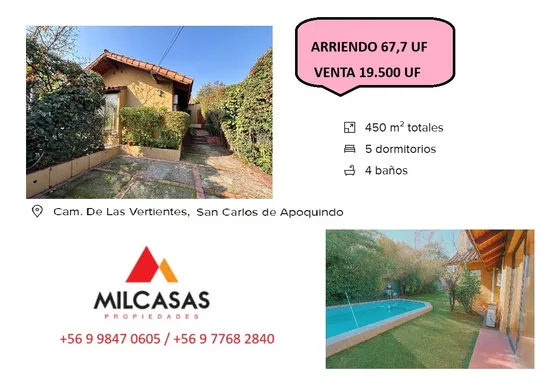 Casa Amplia 5d4b Cercana A Todo