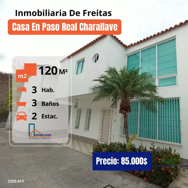 Casa En Paso Real Charallave 