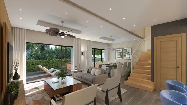 Villa Punta Cana 156mt2 Const. Solar De 383mt2 At Vista Cana Residence Incluido Jacuzzi Terraza15 Días Para La Entrega 2025