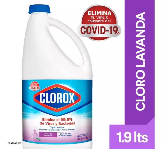 Cloro Clorox Flores De Lavanda 1900 Gr | Cuotas sin interés