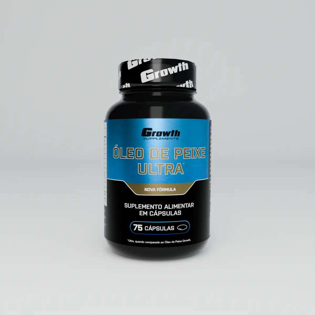 Omega 3 Óleo De Peixe Ultra 75 Softgel (caps) Growth Supplements