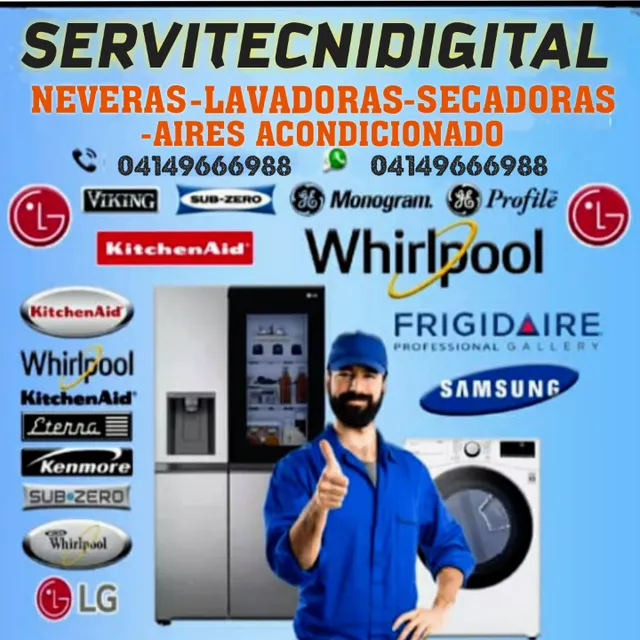Servicio Técnico Especializado En Neveras Lavadoras Y A/c