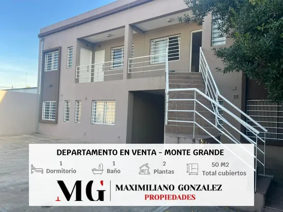 Departamento En Venta, 2 Ambientes - Monte Grande