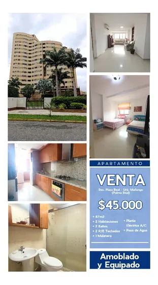 Apartamento Res. Plaza Real Mañongo 