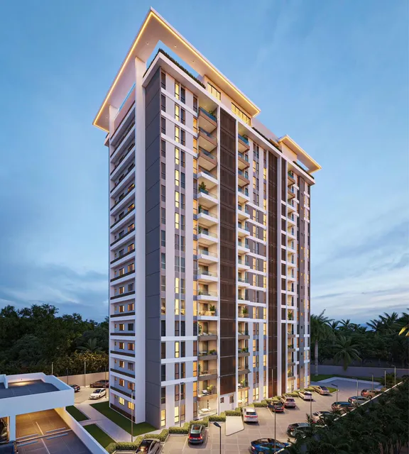 Torre Pen Tower. Exclusivo Proyecto De Apartamentos En Venta De 1 Y 3 Habitaciones Ubicado En Colinas De Los Ríos, Próximo A La Autopista Duarte Y Plaza Duarte Carrefour