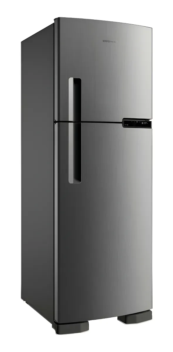 Geladeira Brastemp Frost Free Duplex BRM44HK 375 Litros Com Comparti Cor Inox