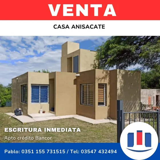 Casa En Venta En Valle De Anisacate Hermosa Propiedad - Apto Bancor ( Con Codigo Aprobado)