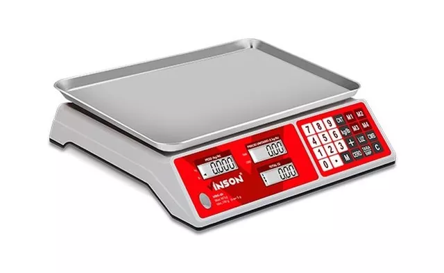 Báscula Digital 40 Kg Mettria Plato De Acero Inoxidable