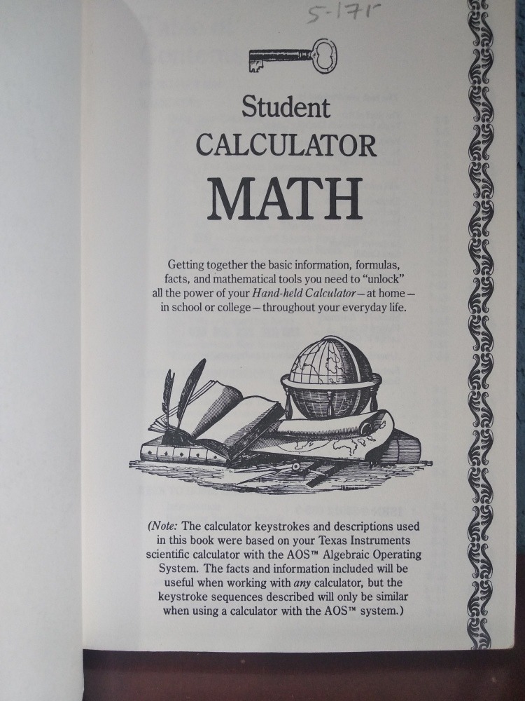 Student Calculator Math Book Mercado Libre student-calculator-math-book-mercado-libre