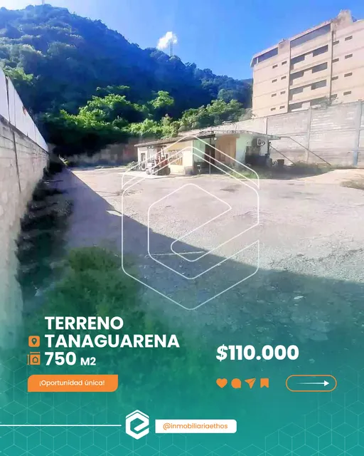 Terreno Con Bienechuria En Plena Vía Ubicado En Tanaguarena