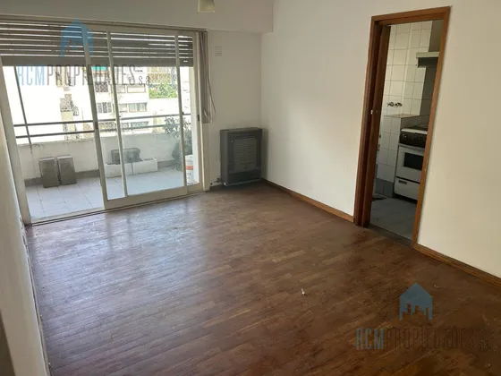 Departamento 2 Ambientes Con Escritorio En  Villa Crespo