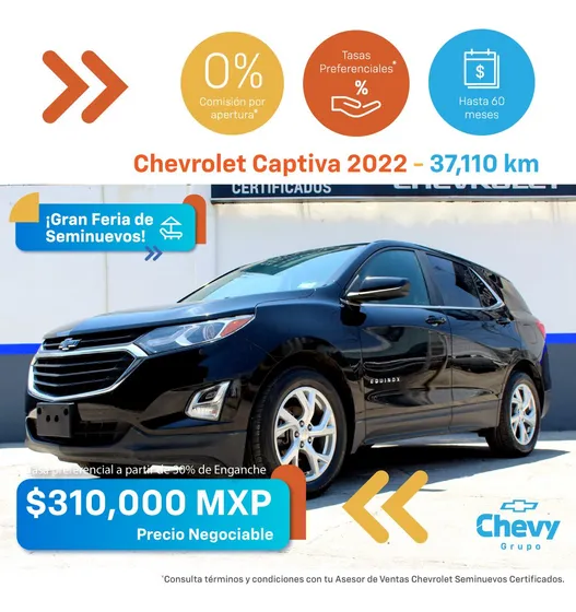 Chevrolet Captiva 1.5 Lt 5 Pasajeros