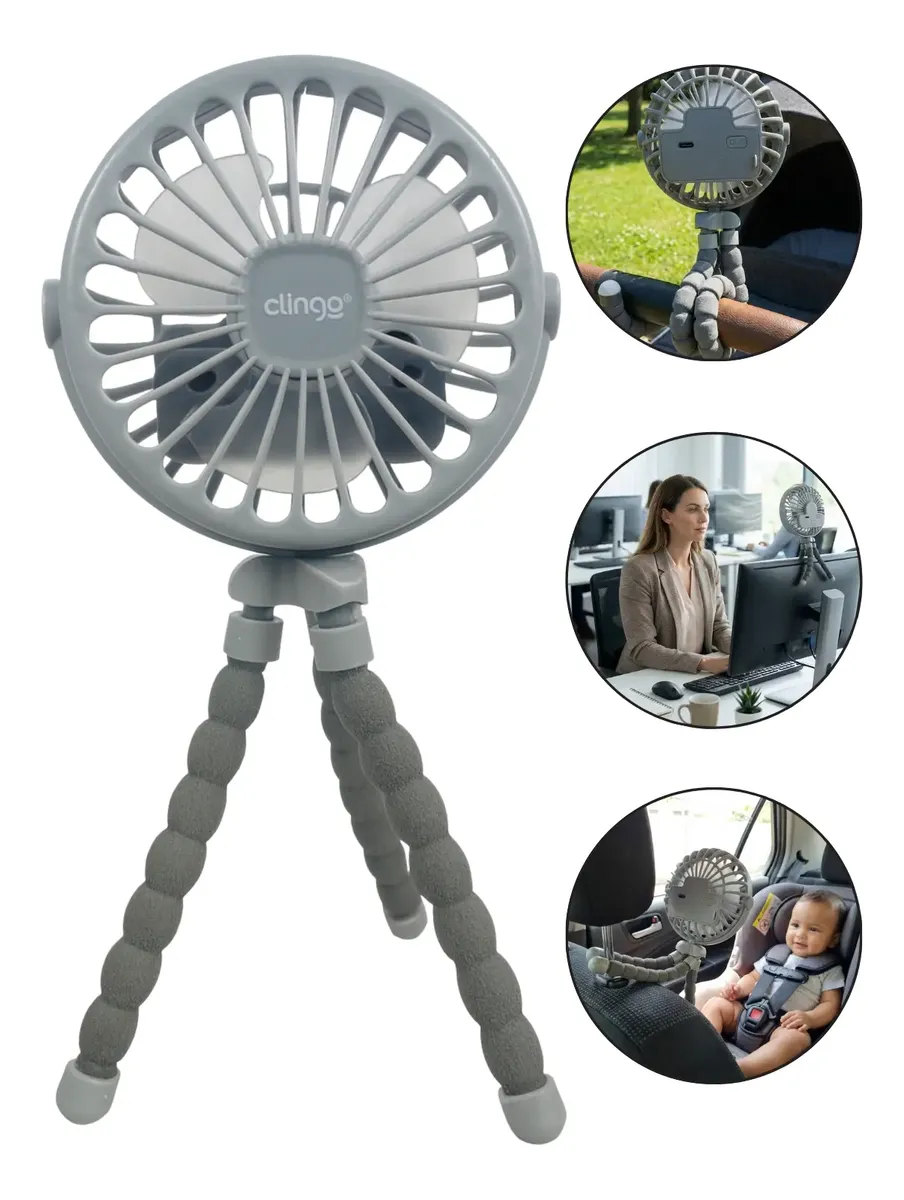 Ventilador Portátil Bees Clover