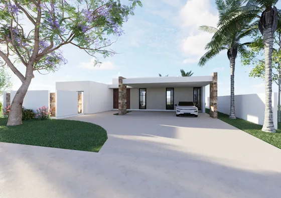 La Rejoyada Casa De Una Planta Equipada En Venta Komchen
