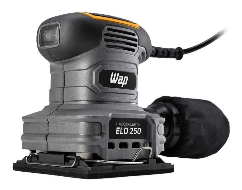 Lixadeira Orbital ELO 250 FW008918 Cinza, Amarelo e Preto Wap 127V