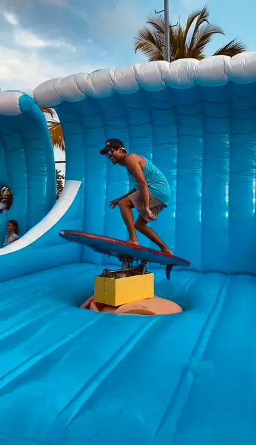Tabla De Surf Mecánica Con O Sin Estación De Espuma 
