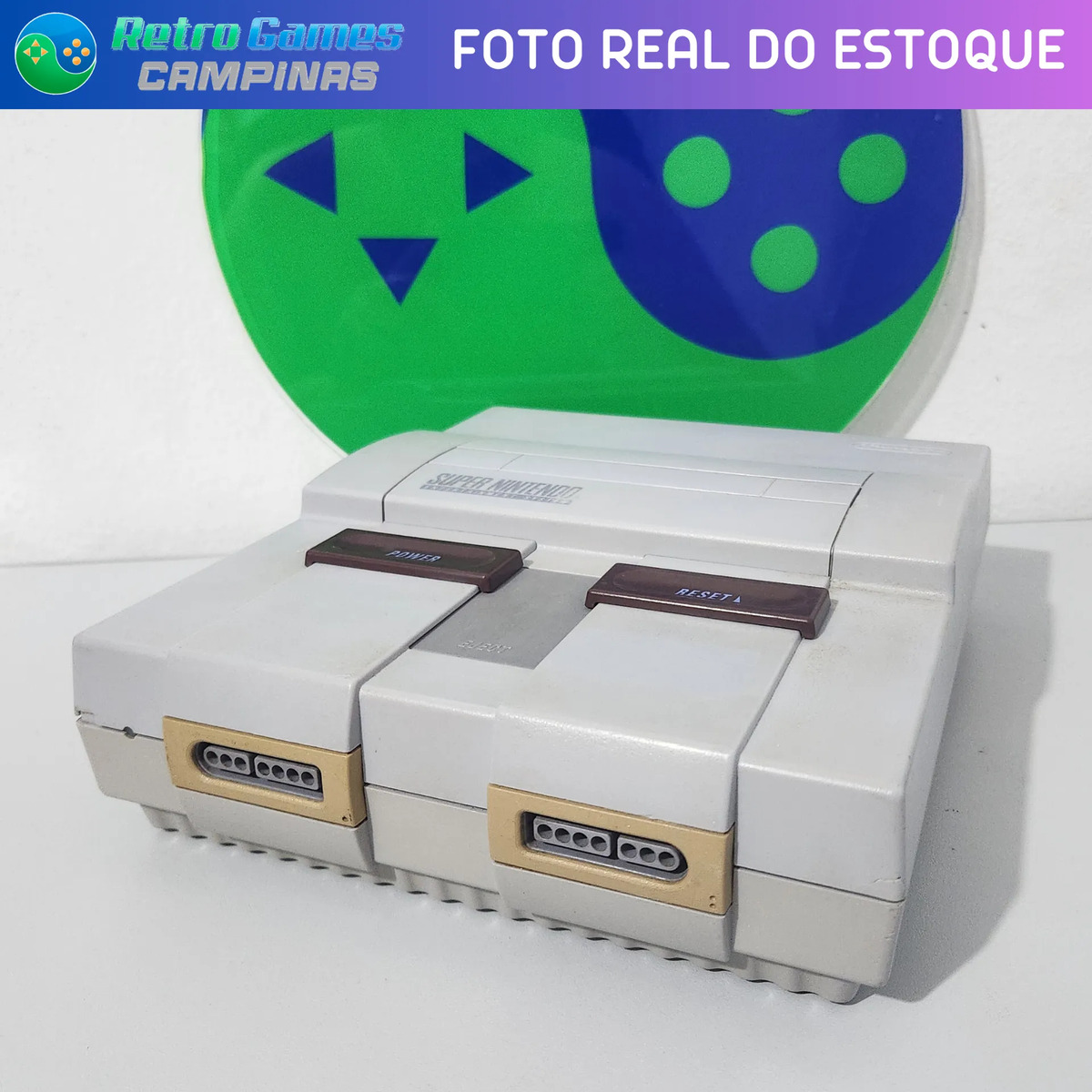 Console Super Nintendo original SNES completo com fita