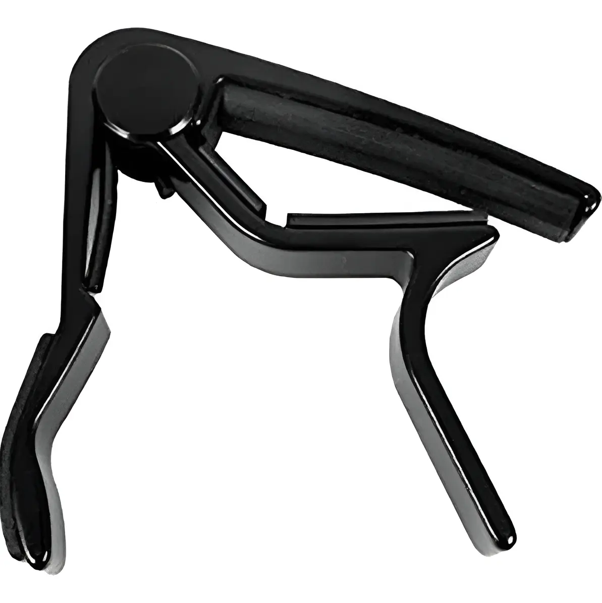 Capotraste Braçadeira Guitarra e Violão Aço e Nylon Preto - Don Caprini