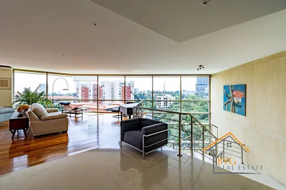 Gran Ph En Bosques De Las Lomas , Vista Verde Con Areas Comunes.