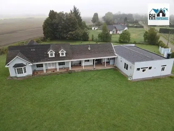 Parcela 5.000 M2 Con Amplia Casa De 360 M2, Cajón A Vilcún