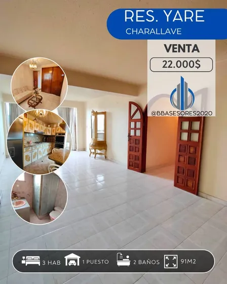Apartamento Residencias Yare Charallave Edo Miranda 
