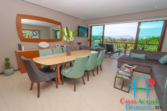 Cad La Isla Emerald C5. Terraza Con Vista A Los Jardines Y Albercas
