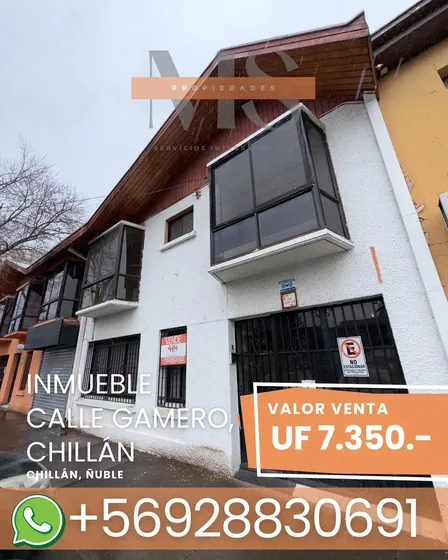 Casa En Calle Gamero, Chillán Centro 250m2