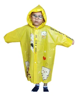 Impermeable amarillo para niña hotsell