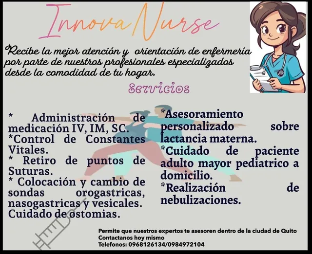 Cuidado De Enfermeria Personalizados A Domicilio