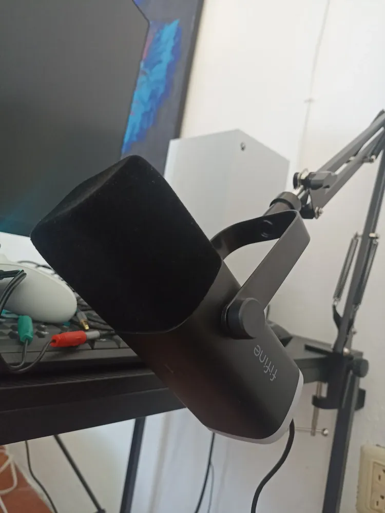 Foto del micrófono compartida por un comprador