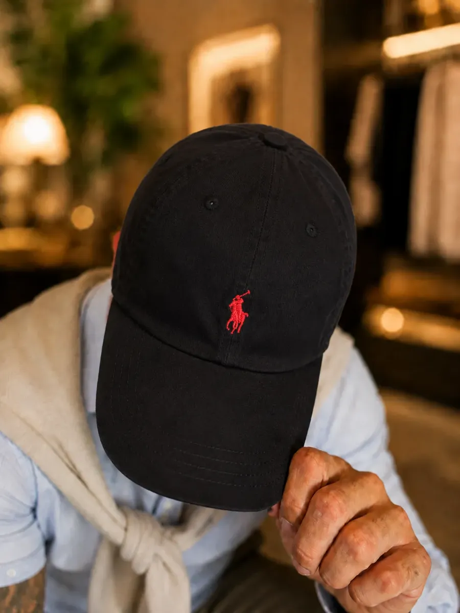 Boné Polo Sarja Aba Curva Masculino Fecho Strapback