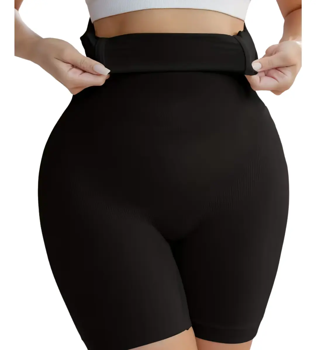 Cinta Modeladora Shorts Alta Compressão Shaper 4 Barbatana