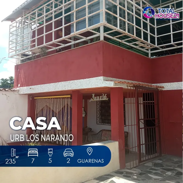 Casa En Venta En Urb Los Naranjos Guarenas 